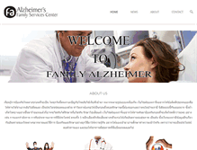 Tablet Screenshot of familialzheimer.org